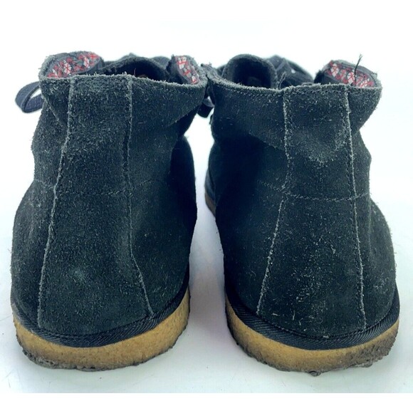 PHAT FARM Black Leather Upper Suede Mens Lace Up Booties Shoes Size US 13 EU 47 main image 4